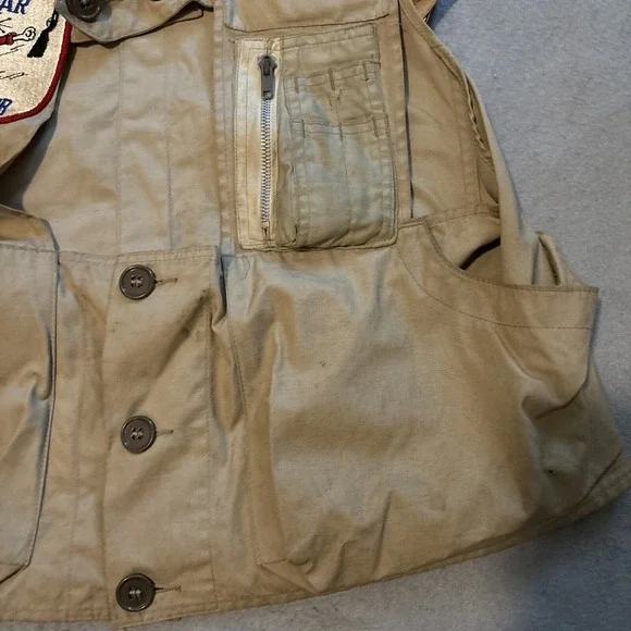 Vintage 10x SPORTSMAN Shooting Vest CLUB USMC Major General Walter Great Farrell